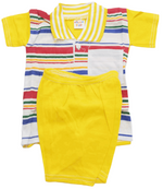 Adorable Comfy Designer 2-Piece Shirt & Shorts Set for Boys | BLC3a