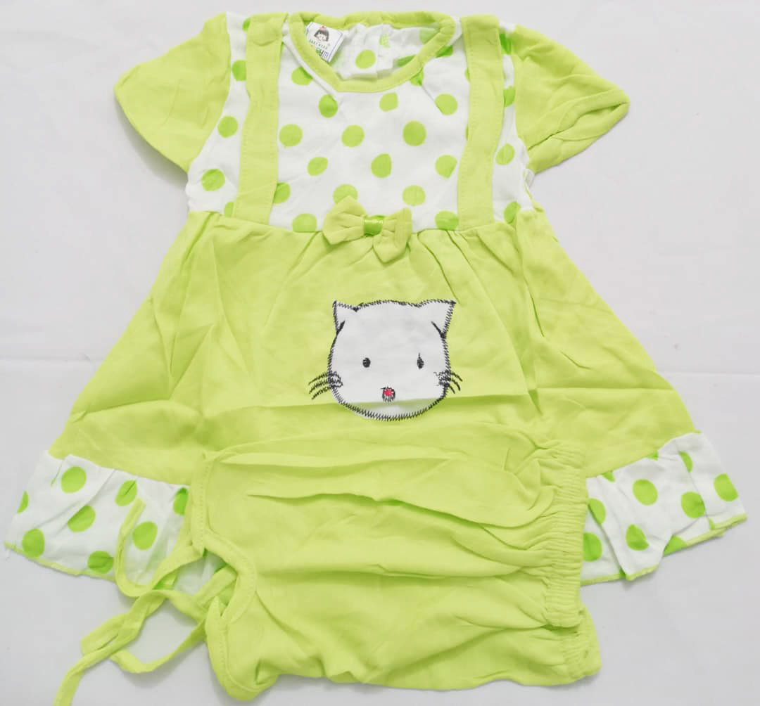 Elegant Comfy Newborn Up & Down Clothes Matching Set (Dress & Pants) for Baby Girls | BLC4d