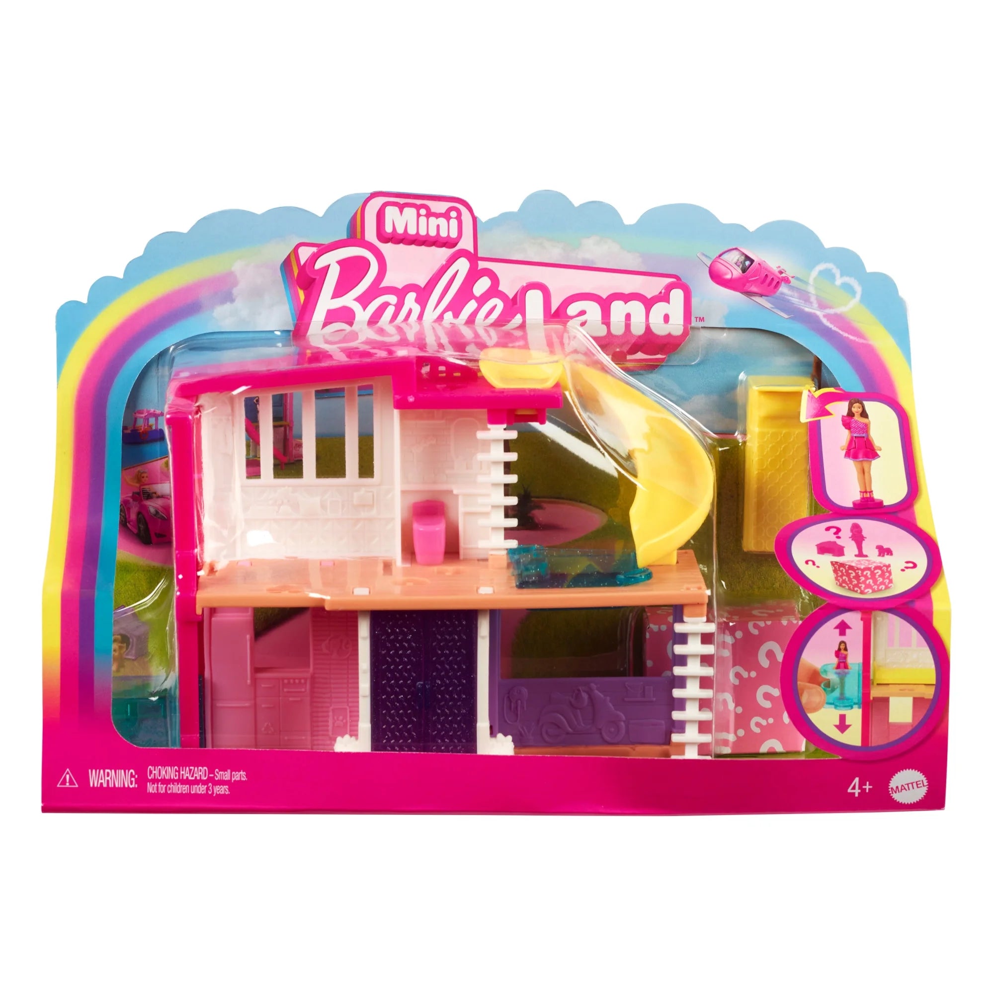 Barbie Mini BarbieLand Doll House Playsets with 1.5-inch Doll, (Styles May Vary), Multicolor | WTWL742XA
