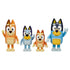 Bluey Family Figure 4-Pack, with Mum Dad Bingo Bluey, Ages 3+, Toddler Toys | WTWL712XA