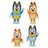 Bluey Family Figure 4-Pack, with Mum Dad Bingo Bluey, Ages 3+, Toddler Toys | WTWL712XA