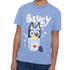 Bluey Kids Family Valentine's Day Short Sleeve T-Shirt | WTWL109XA
