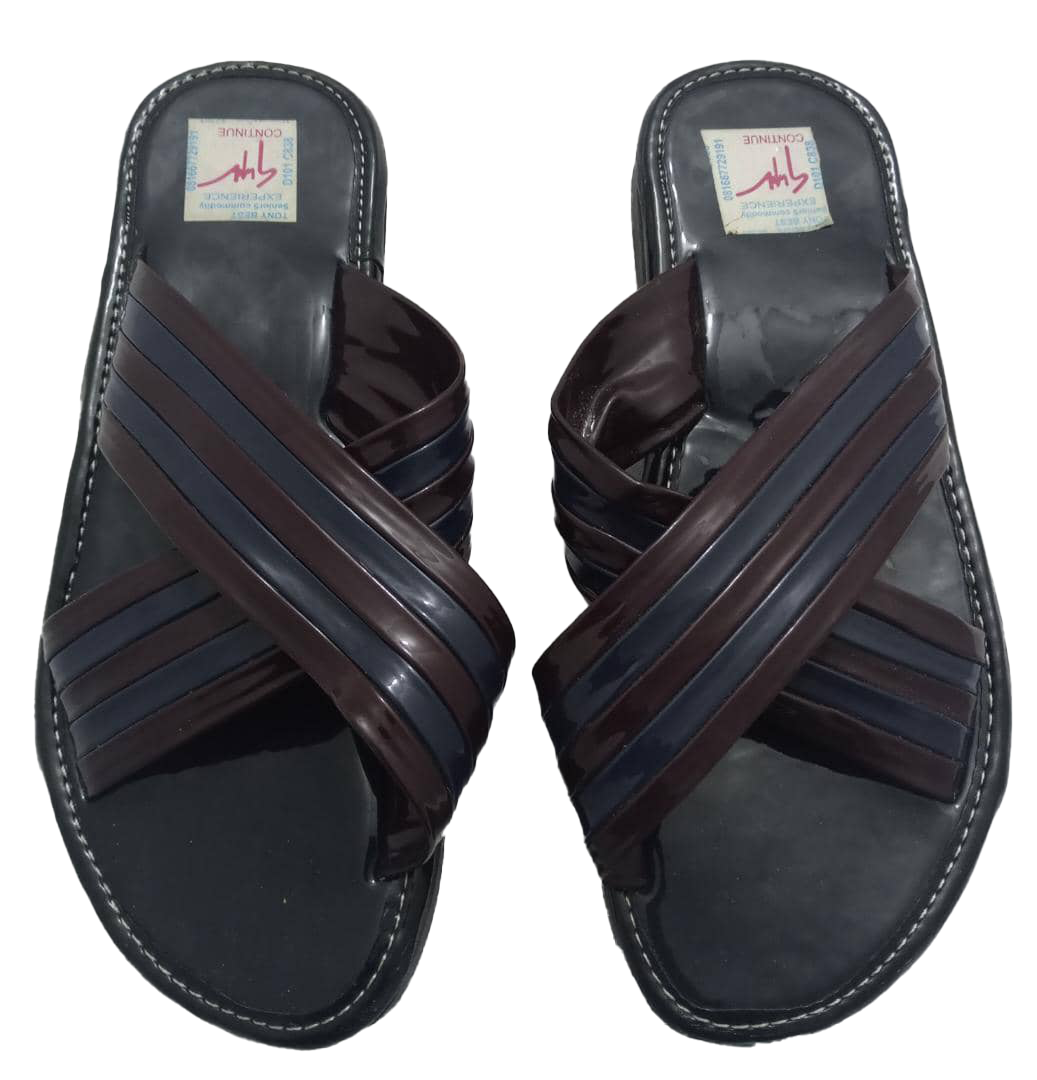 Fancy Men's Designer Parms Slider Slippers Shoe | CCK32a