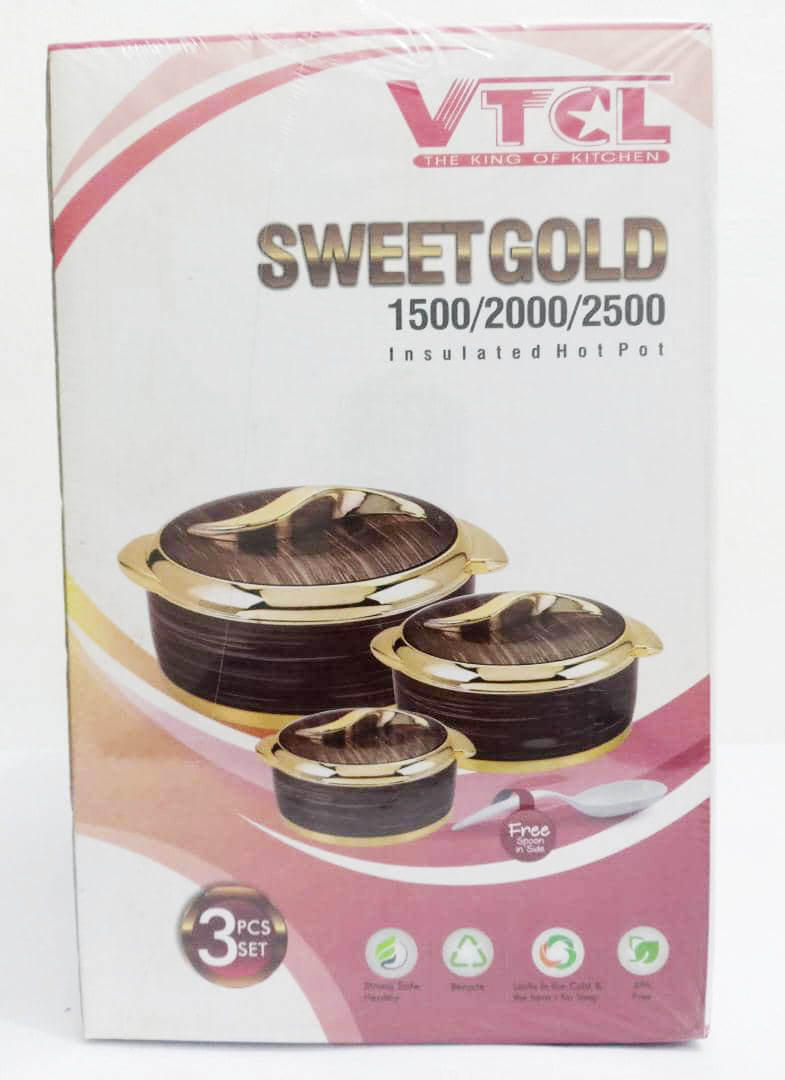 VTCL 3in1 Sweet Gold Insulated Hot Pot | CHK15a
