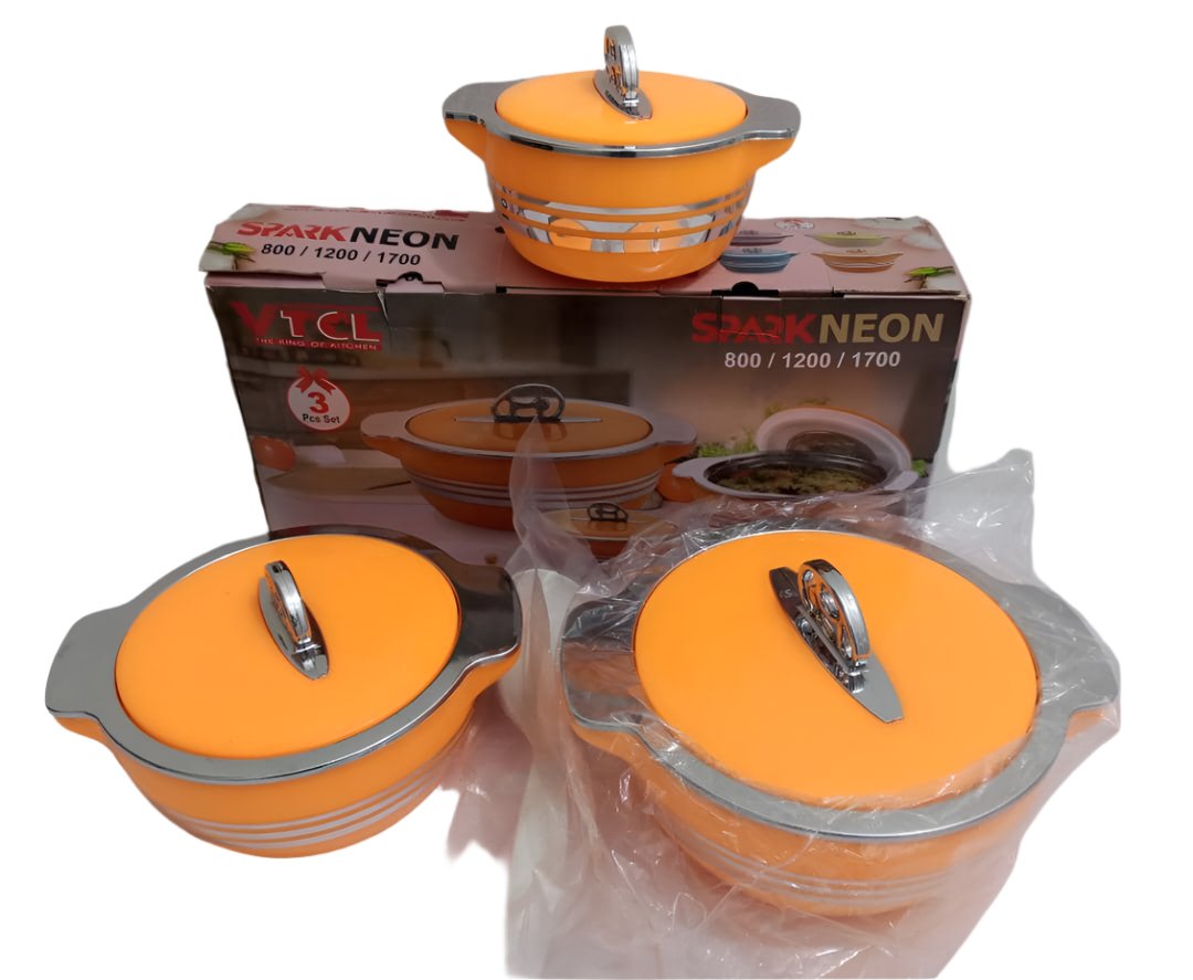 VTCL 3in1 Spark Neon Serving Hot Plate Set | CHK3a