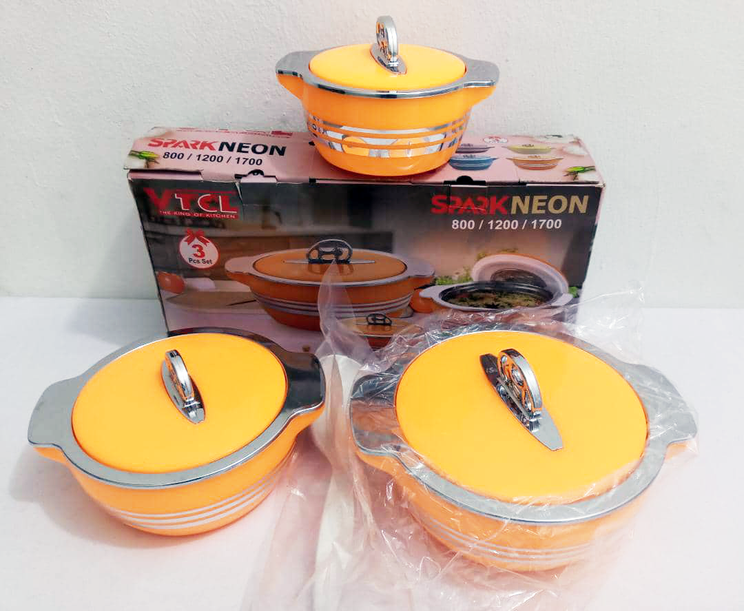 VTCL 3in1 Spark Neon Serving Hot Plate Set | CHK3a