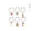 Packed Party Christmas Dreams Wine Charms, 6 Pieces | WTWL400XA