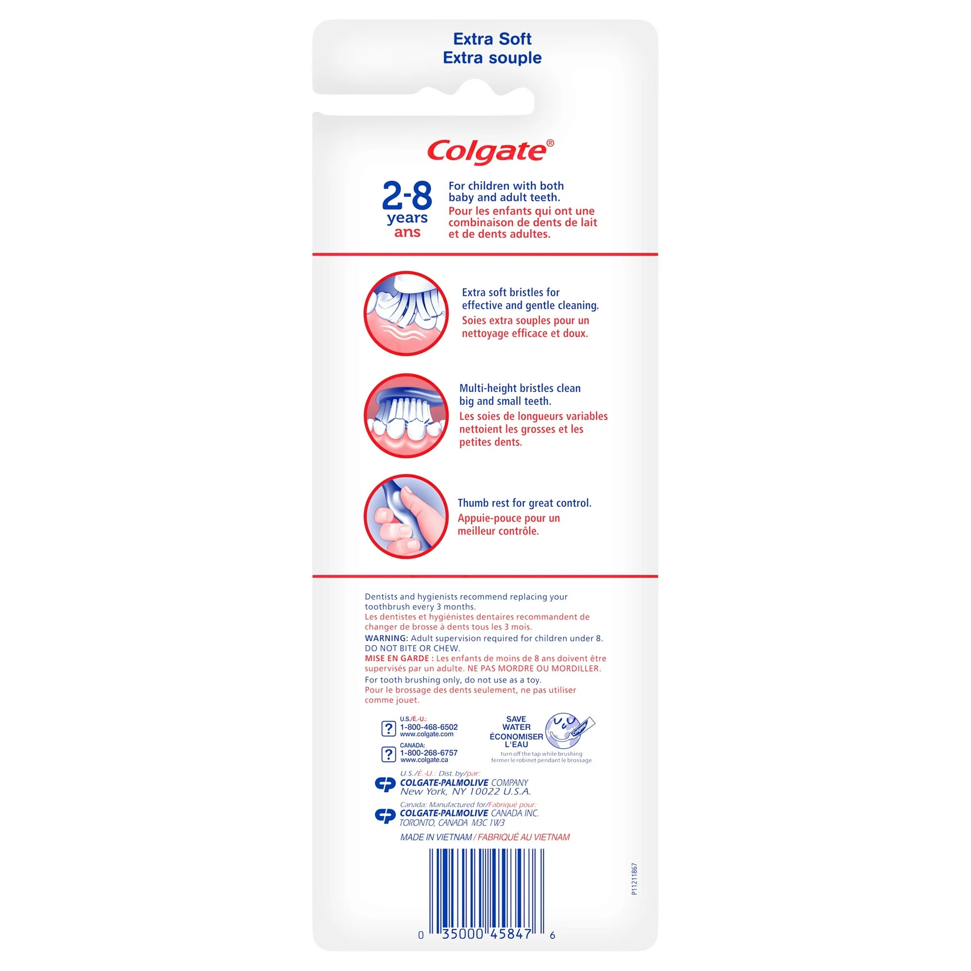 Colgate Kids Toothbrush Value Pack, Ocean Explorer, Extra Soft, 4 Pack | WTWL642XA