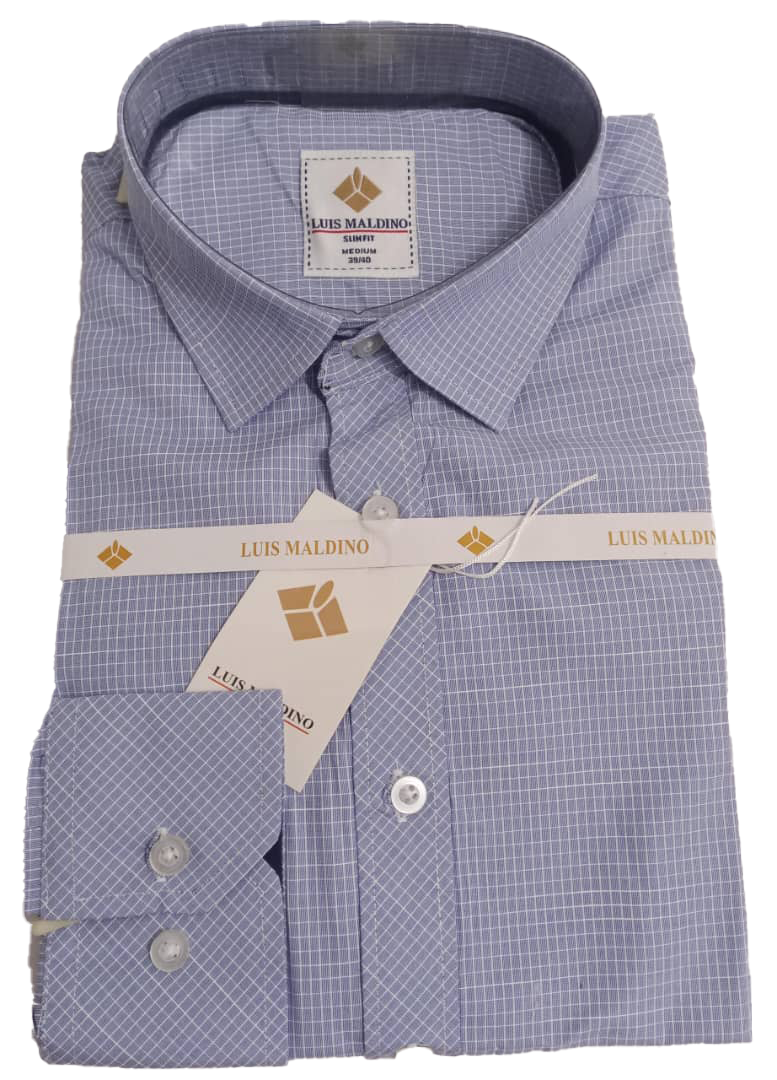 Designer Plain Pattern Sleeve Shirt For Men | DLB102a