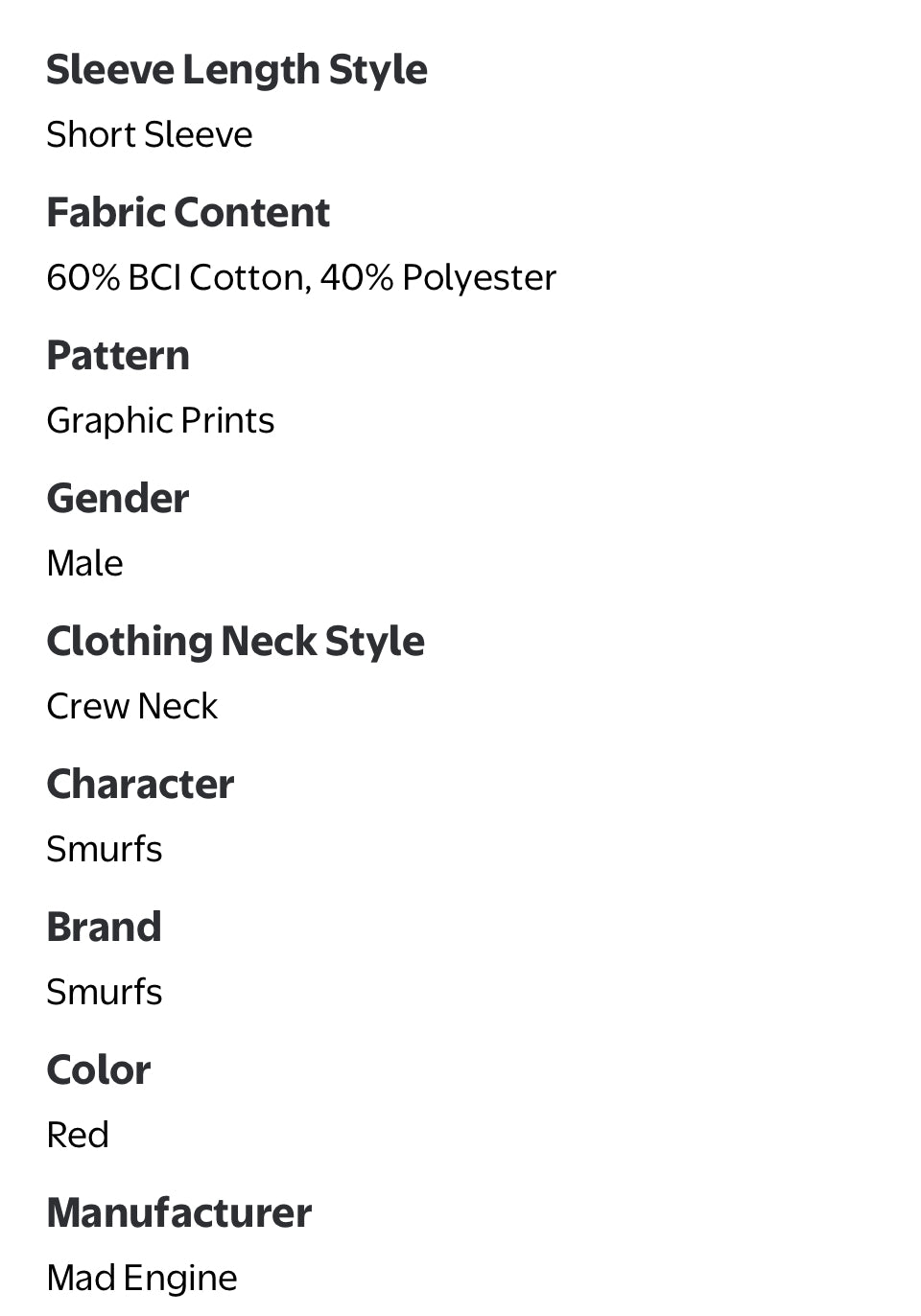 Smurfs, Mens Graphic Valentines Tee, Sizes XS-3XL | WTWL551XA