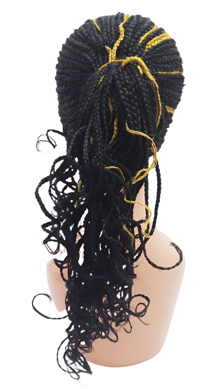 Beautiful Ghana Weave Hand Braided Wig | EGN15d