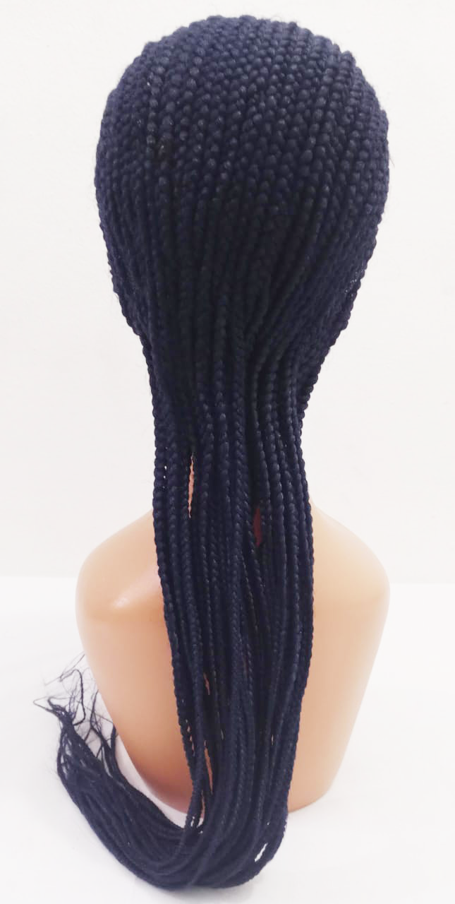 Stylish Weave Front Long Braided Wig | EGN14c