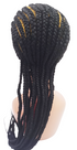 Stylish Ghana Weave Front Mix Colour Long Braided Wig | EGN14h