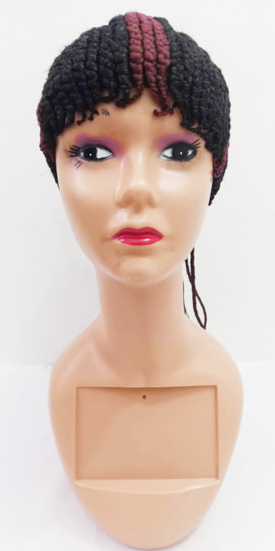Stylish Weave Front Normal Length Braided Wig | EGN15c