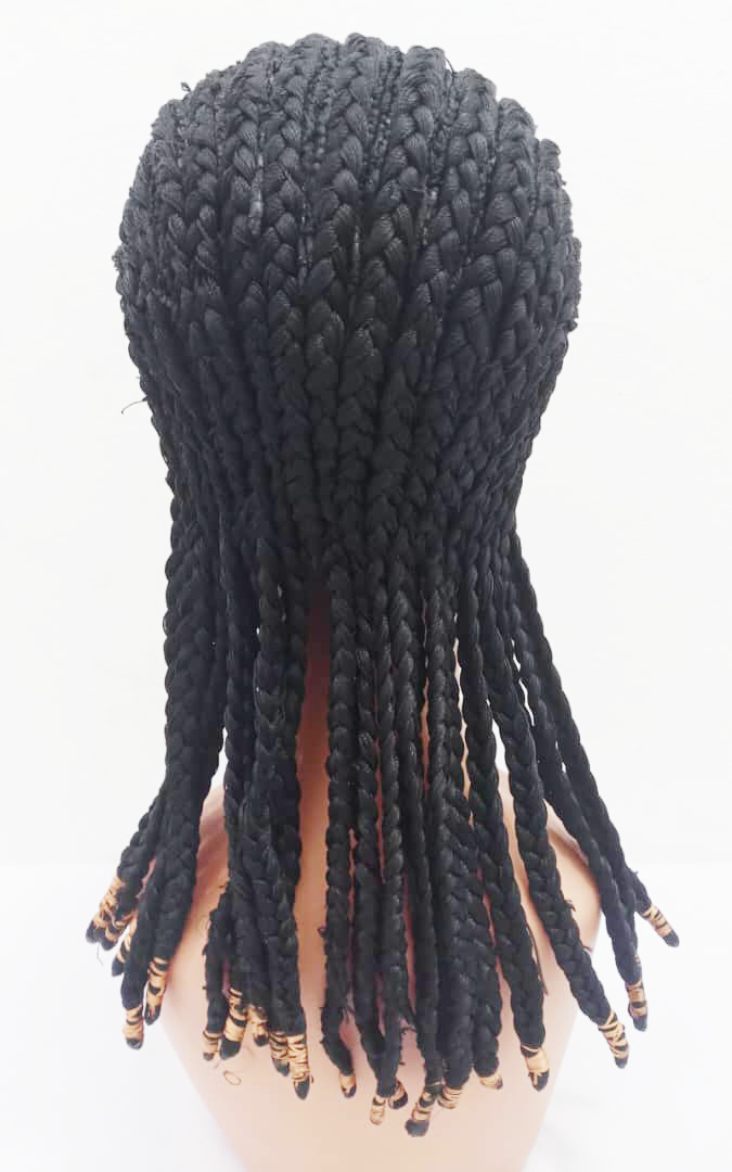 Affordable Top Fashion Ghana Weave Hand Braided Wig | EGN15e