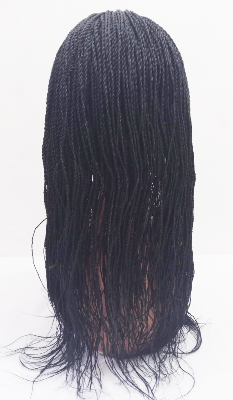 Beautiful Mid Length Hand Braided Long Wig | EGN6a
