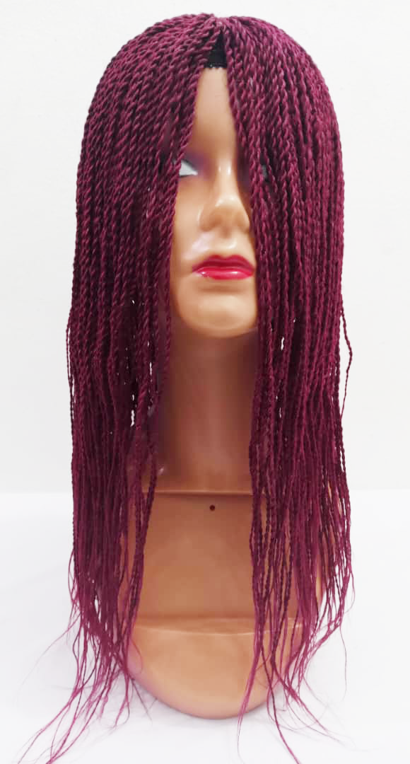 Fancy Normal Length Hand Braided Wig | EGN6c