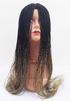 Mix Colour Long Hand Braided Wig | EGN6d