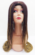 Full Xtra Long Mix Colour Hand Braided Wig | EGN7b