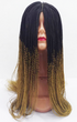 Full Xtra Long Mix Colour Hand Braided Wig | EGN7e