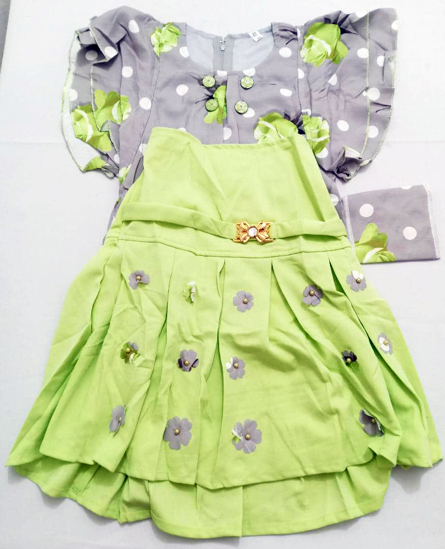 Classy Designer Matching Set Skirt and Blouse for Girls | ESG14b
