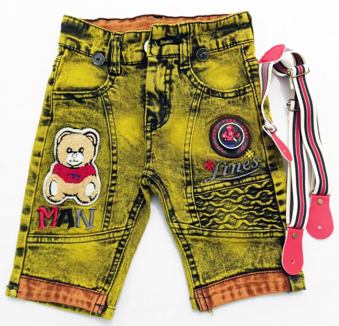 Stylish Designer Jeans Shorts for Kids | ESG29a
