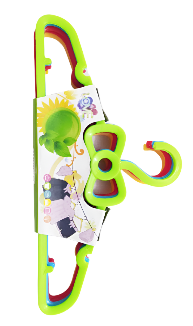 Durable 5in1 Quality Kids Plastic Hanger (5 Pieces Per Pack) | EYK6a