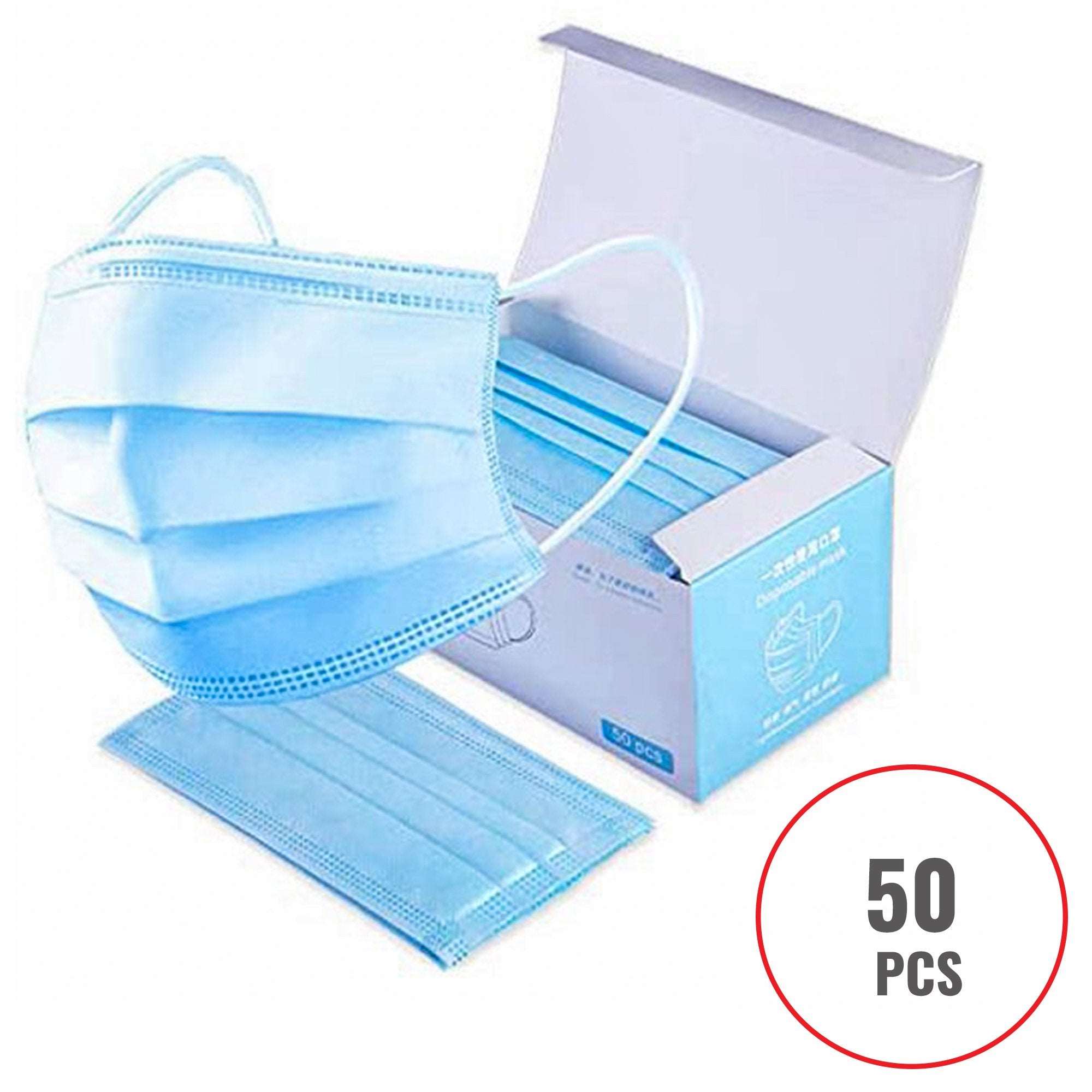 Box of 50 Disposable Surgical Face Mask