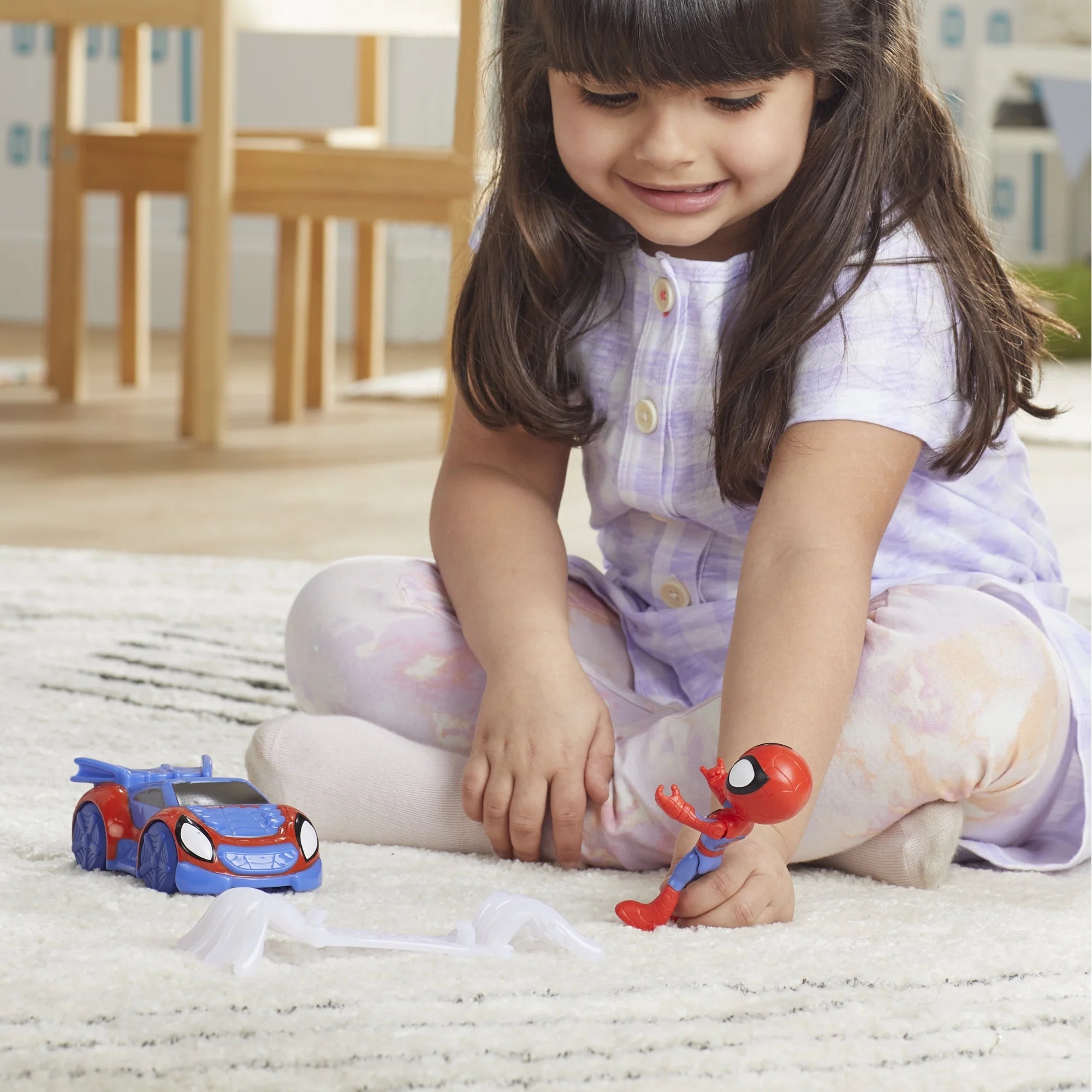 Hasbro Marvel Spidey and His Amazing Friends Web Crawler Toy, Spidey Action Figure and Vehicle  |  WTWL746XA