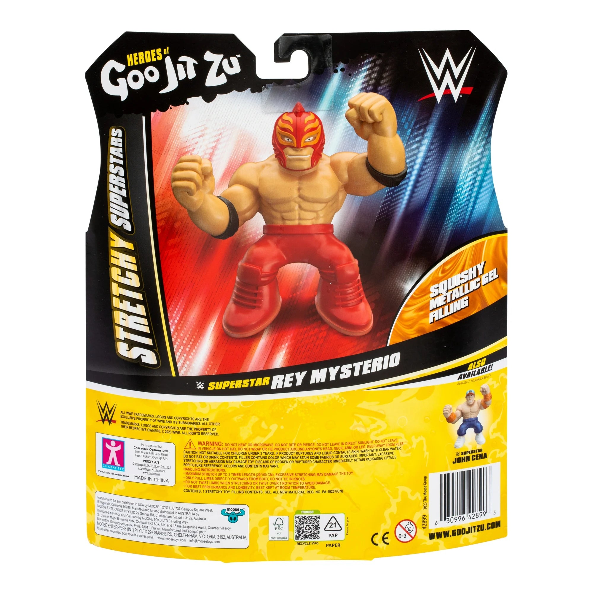 Heroes of Goo Jit Zu WWE Stretchy Superstars Rey Mysterio, Stretchy Action Figure, Ages 4+  |  WTWL766XA