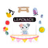 Honey Bee Acres Sweet & Sour Lemonade Stand Playset with Dog Figure, 9 Piece, Ages 3+ | WTWL745XA
