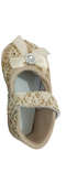Beautiful Afi Junior Baby Shoe, Gold | RSE1a