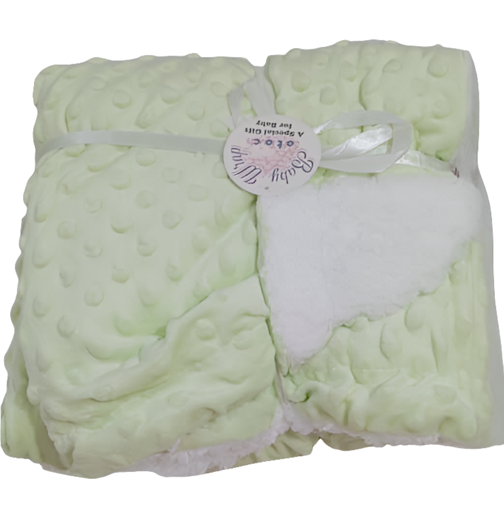 Baby Wrap Soft Touch Baby Blanket, Lemon | NMD1c