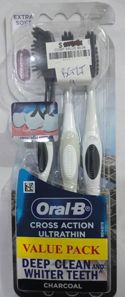 Oral-B Cross Action Value Pack Toothbrush (3 Pieces/pack) | BGLT9