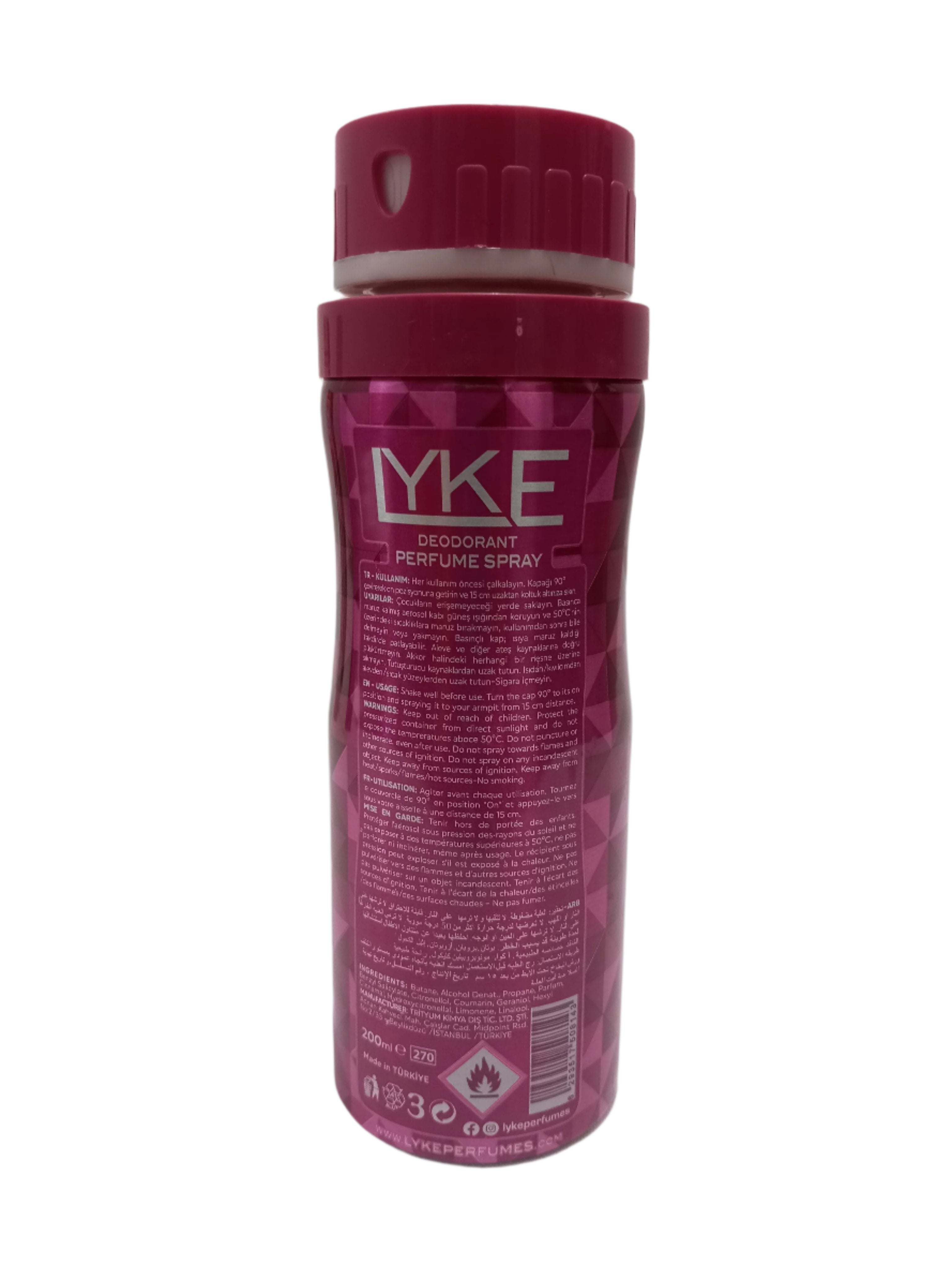 Lyke Roza Women Perfume Spray 200ML, Red | TNB8b