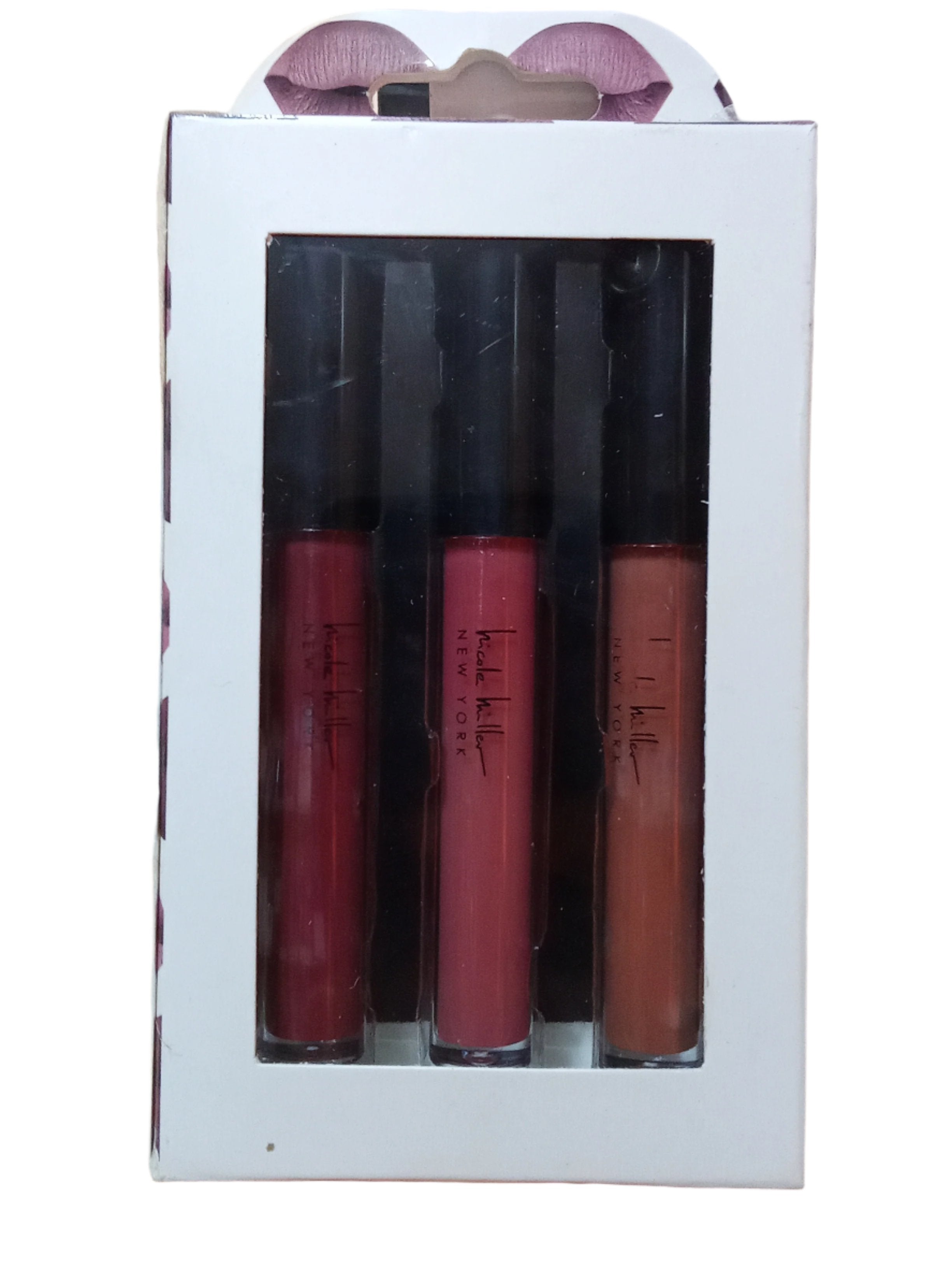 Nicole Miller Lip Gloss Set (3pcs/pack) | BLTN41