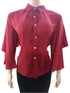 Superior Quality Designer Seven Fashion Top (Shirt, Blouse) for Ladies Large, Ox Blood | CYZ3b