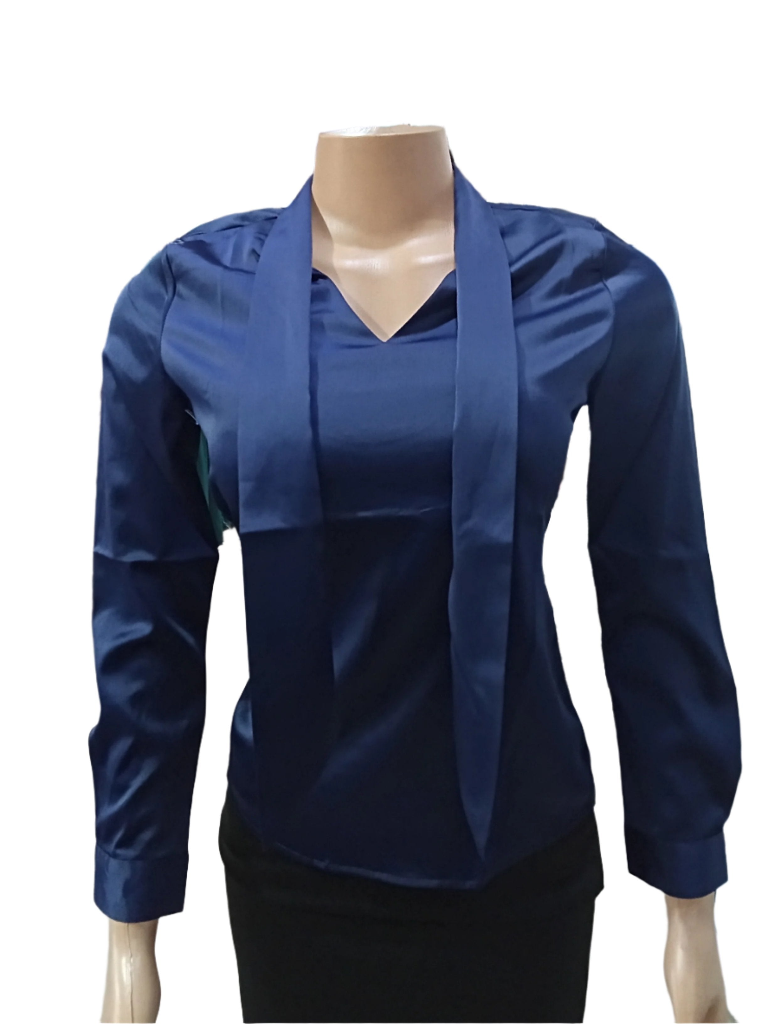 Top Fashion Shirt (Top) for Ladies Small Size, Dark Blue | DBK7a