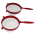 IMUSA 2pc Nylon Strainer Set, Red | WTWL771XA