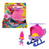 Imaginext Dreamworks Trolls Poppy Figure And Toy Helicopter For Preschool Pretend Play, 4 Pieces  |   WTWL760XA