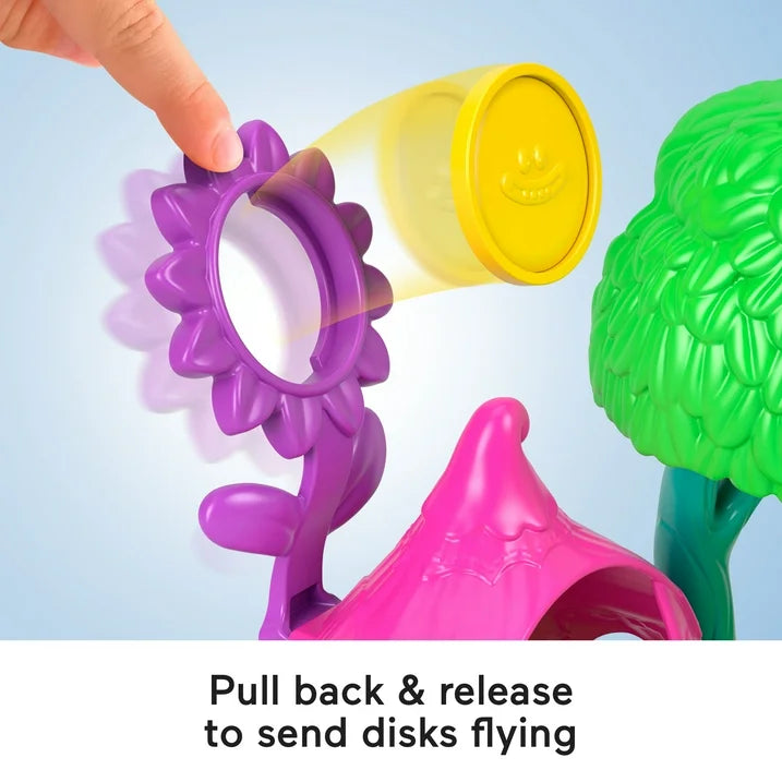 Imaginext DreamWorks Trolls Flower Fun Campsite Playset with Poppy Figure & 4 Play Pieces |  WTWL720XA