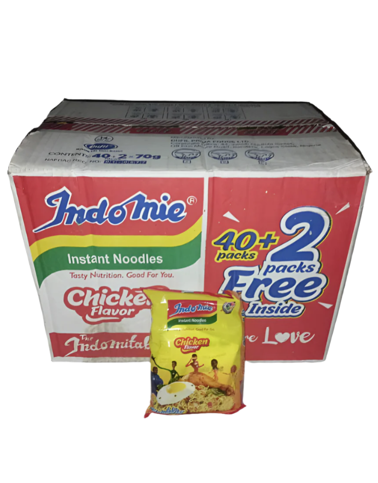 Indomie Indomitable Instant Noodles Chicken Flavour, 70g (PREPACK) |2KMS7a-GDS