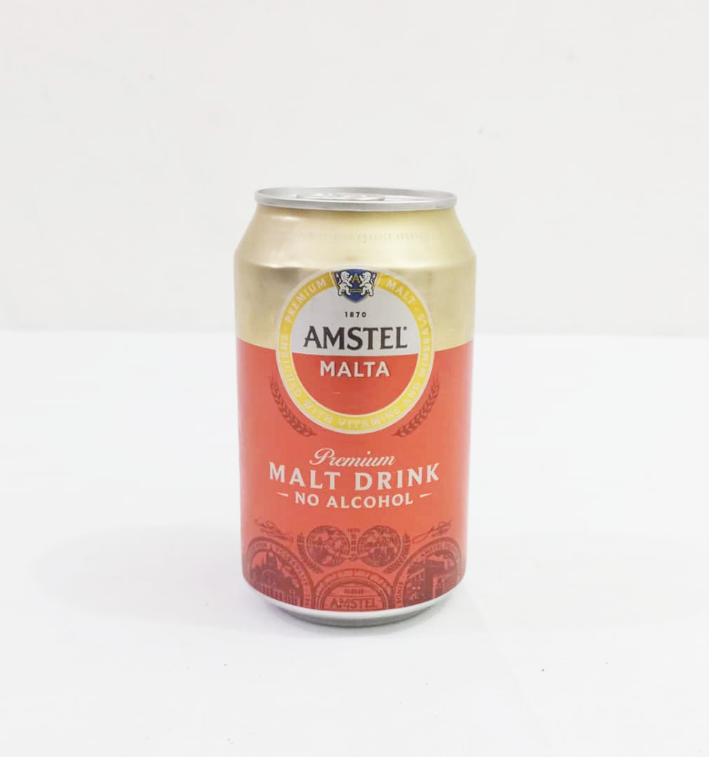 Amstel Malta Enriched with Vitamins And MineraPremium ls Malt Drink, 33CL | UVT4b
