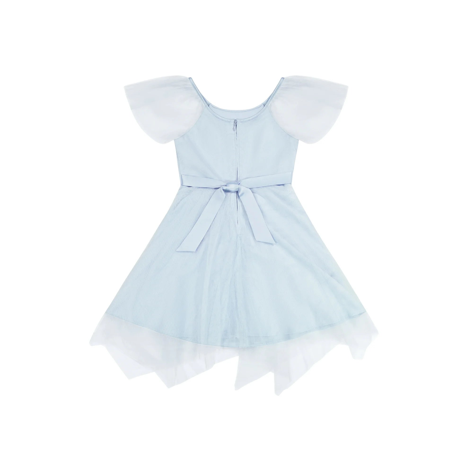 Kensie Girl Short Sleeve Embroidered Mesh Special Occasion Dress,  |  WTWL784XA