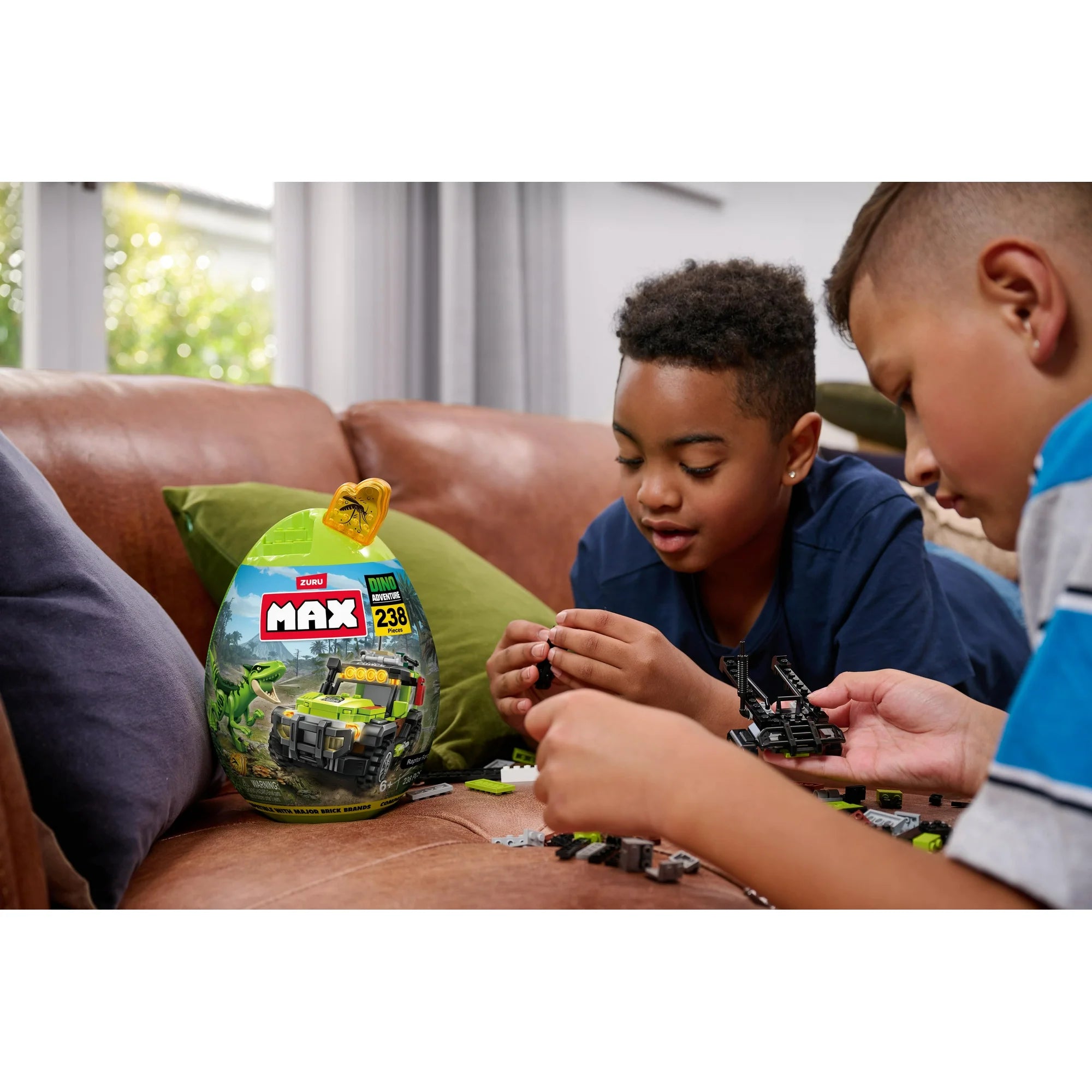 MAX Build More Dino Escape (238 Pieces) Building Bricks Toys For Kids 3+ by ZURU |  WTWL714XA