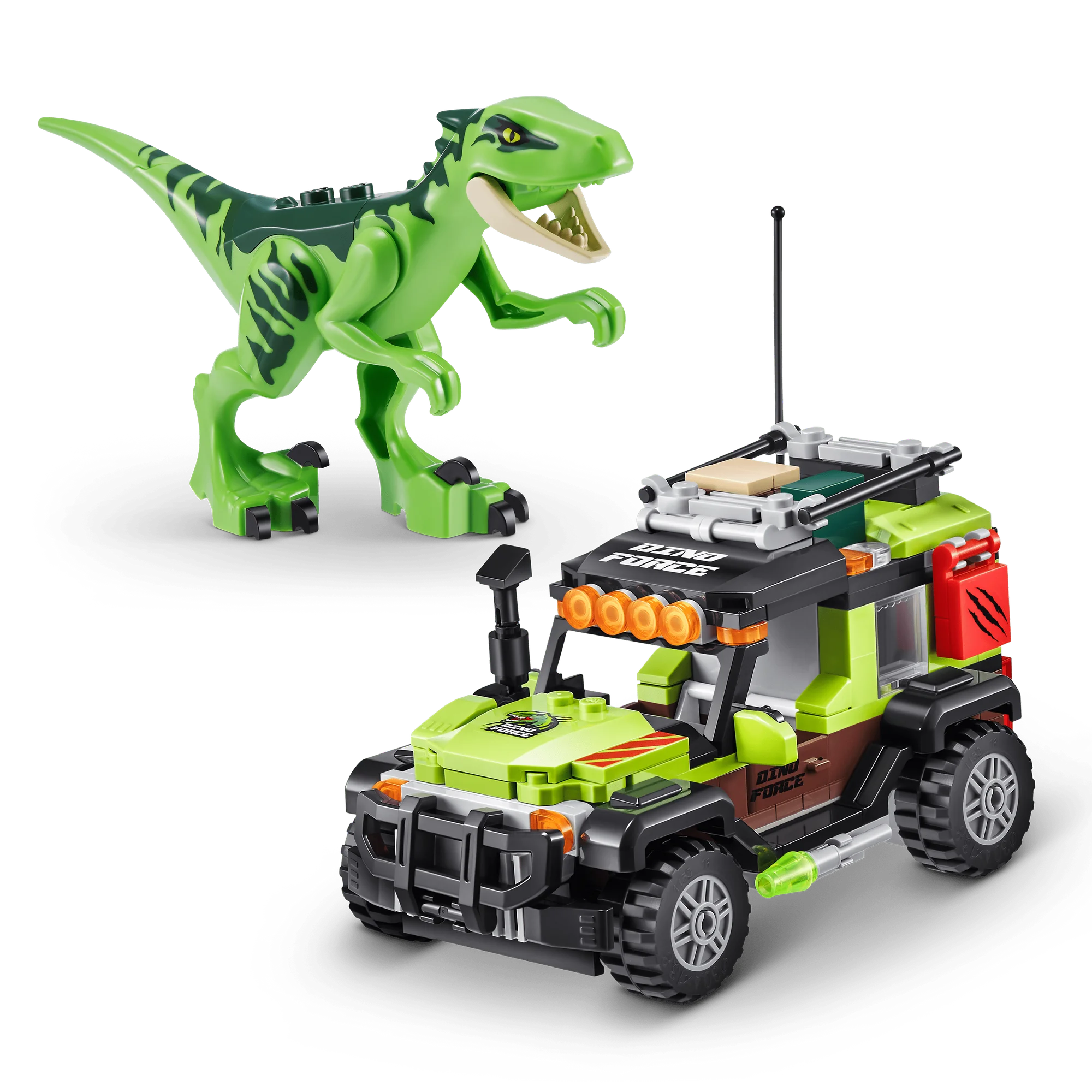 MAX Build More Dino Escape (238 Pieces) Building Bricks Toys For Kids 3+ by ZURU |  WTWL714XA
