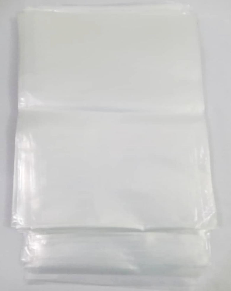 Clear Plastic Flat Open Transparent Poly Food Packaging Pouch 16 x 9 (Pack of 100 Pieces)| MNK3a