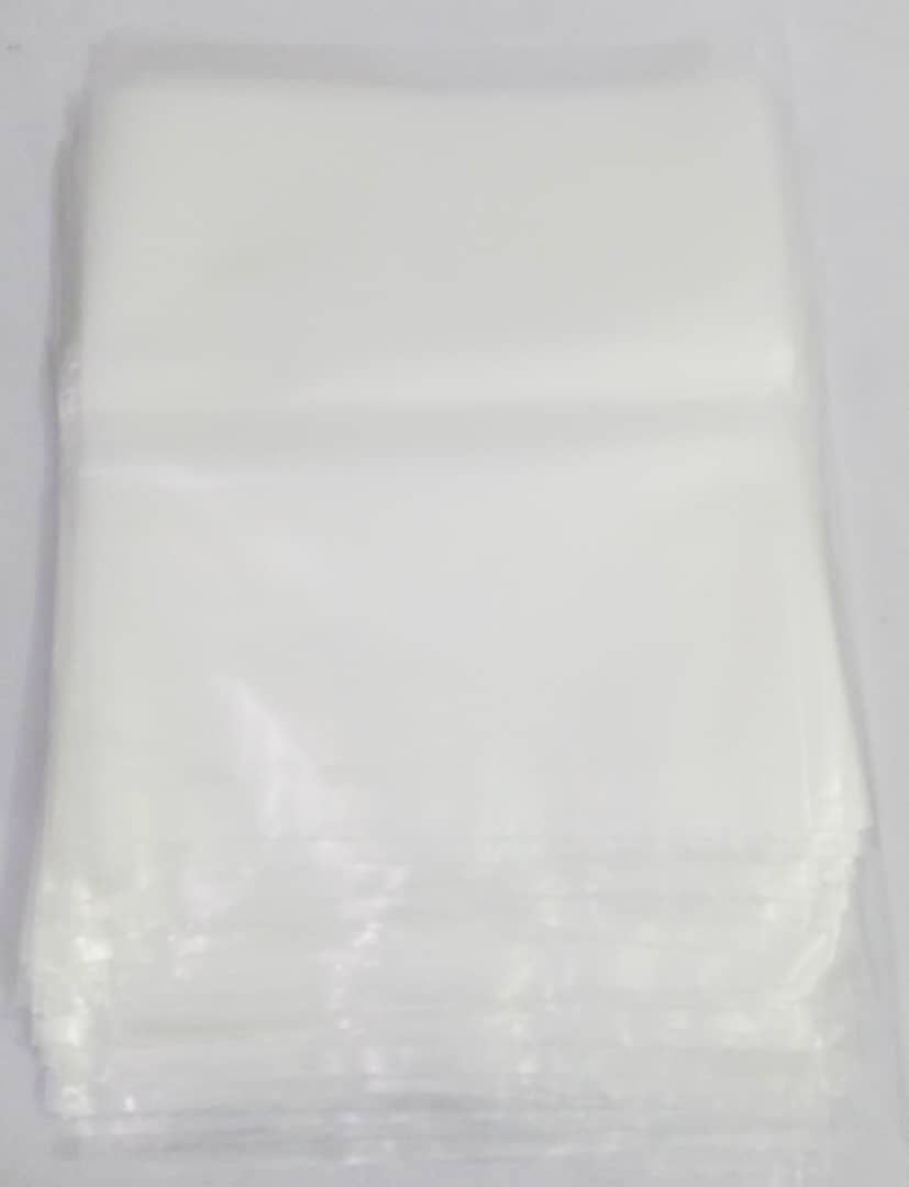Clear Plastic Flat Open Transparent Poly Food Packaging Pouch
 12 x10 (Pack of 50 Pieces) | MNK4b