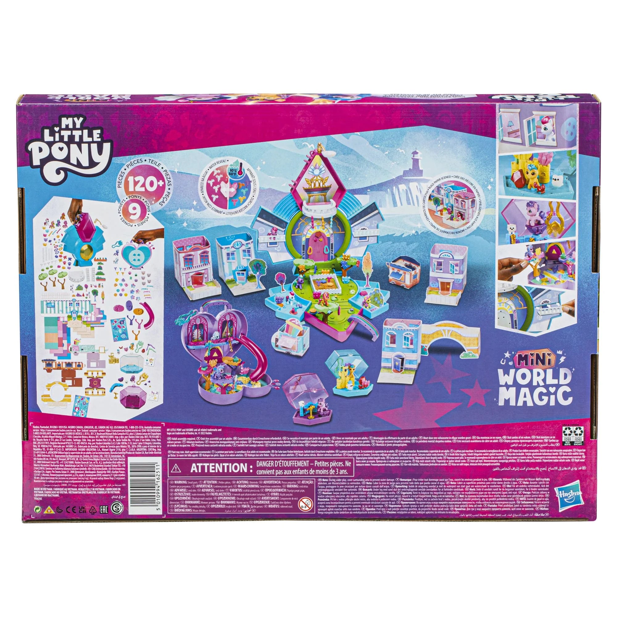 My Little Pony Mini World Magic Mini Equestria Collection Set, Playset with over 120 Pieces | WTWL719XA