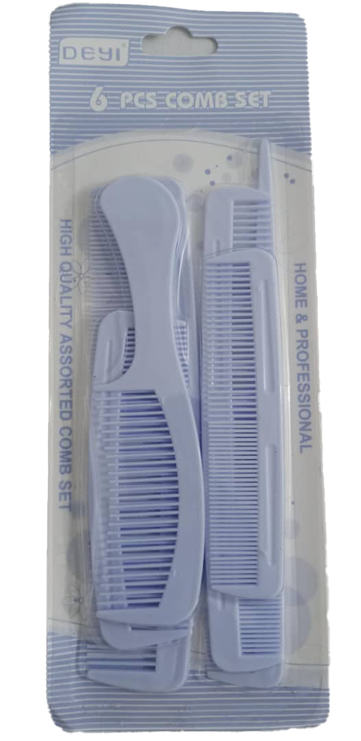 Mixed Variety Pak 6in1 Baby Comb Set (6Pieces per Pack) | NNC25c